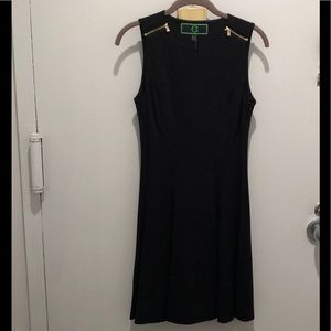C Wonder Fit n Flare black dress